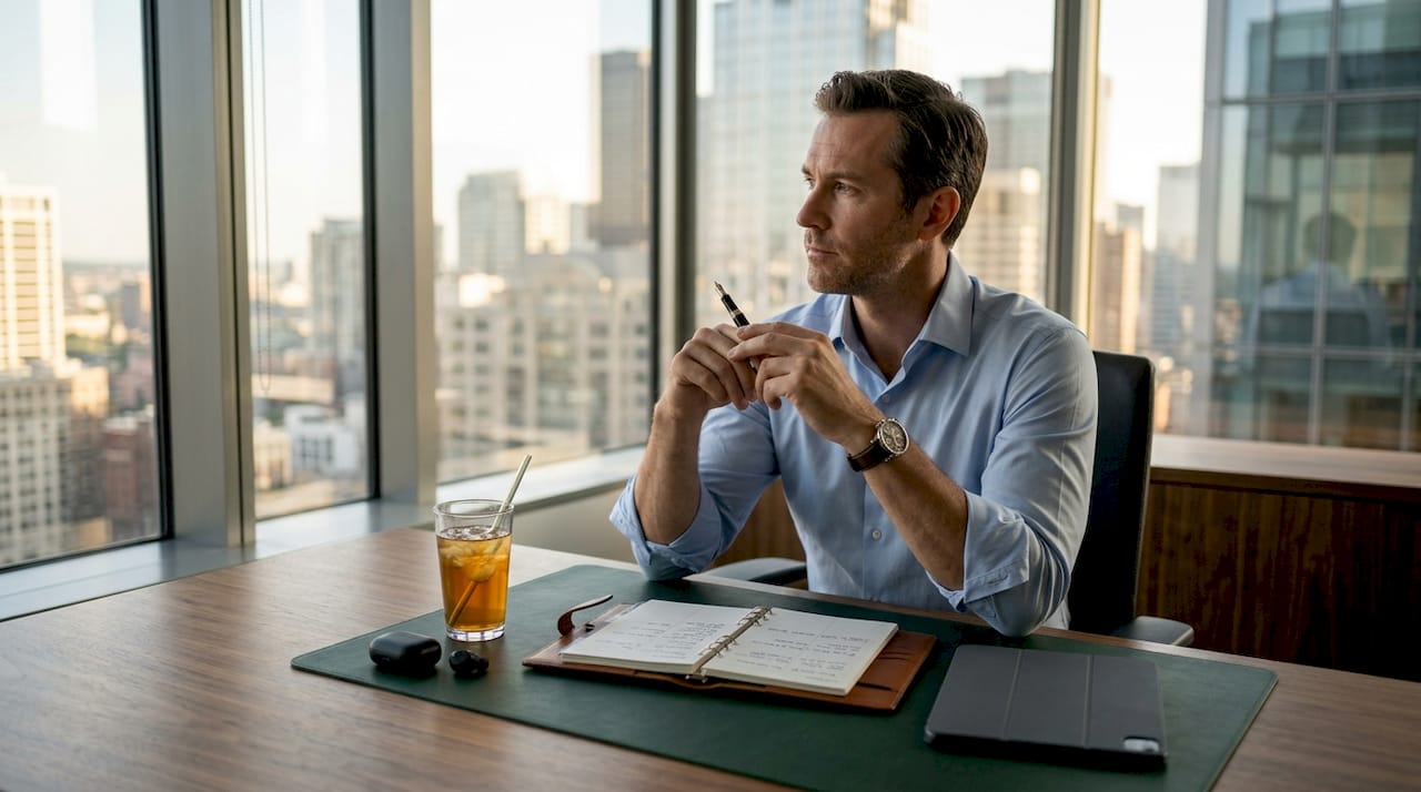 Executive planning daily energy management in office