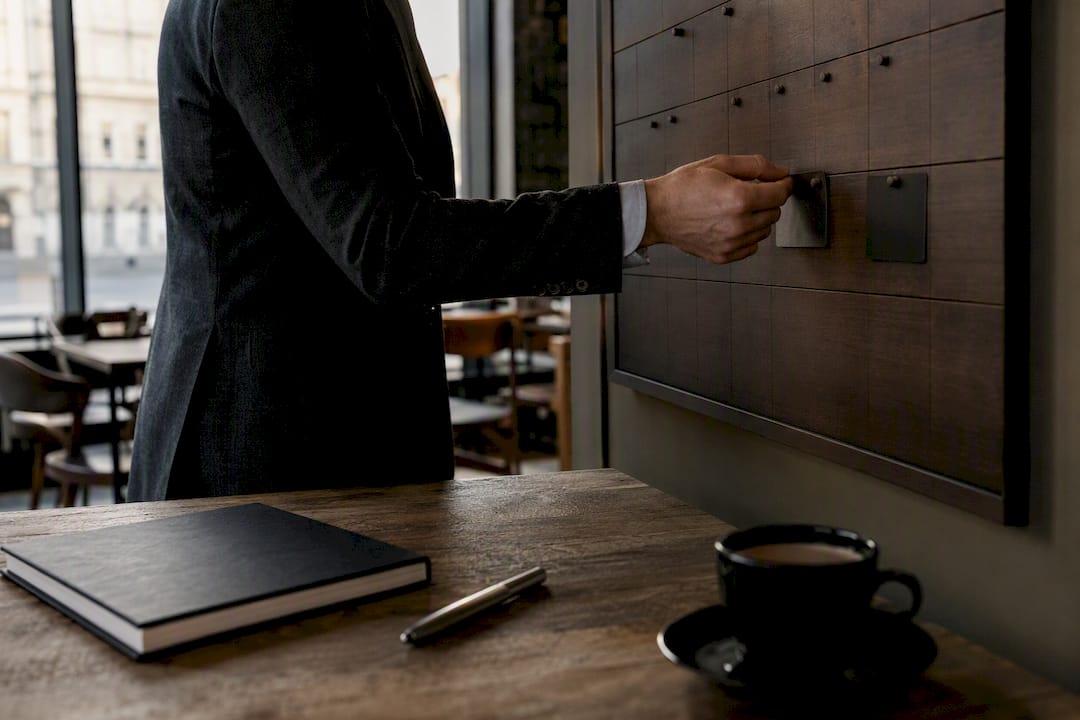 Executive adjusting deadline on calendar