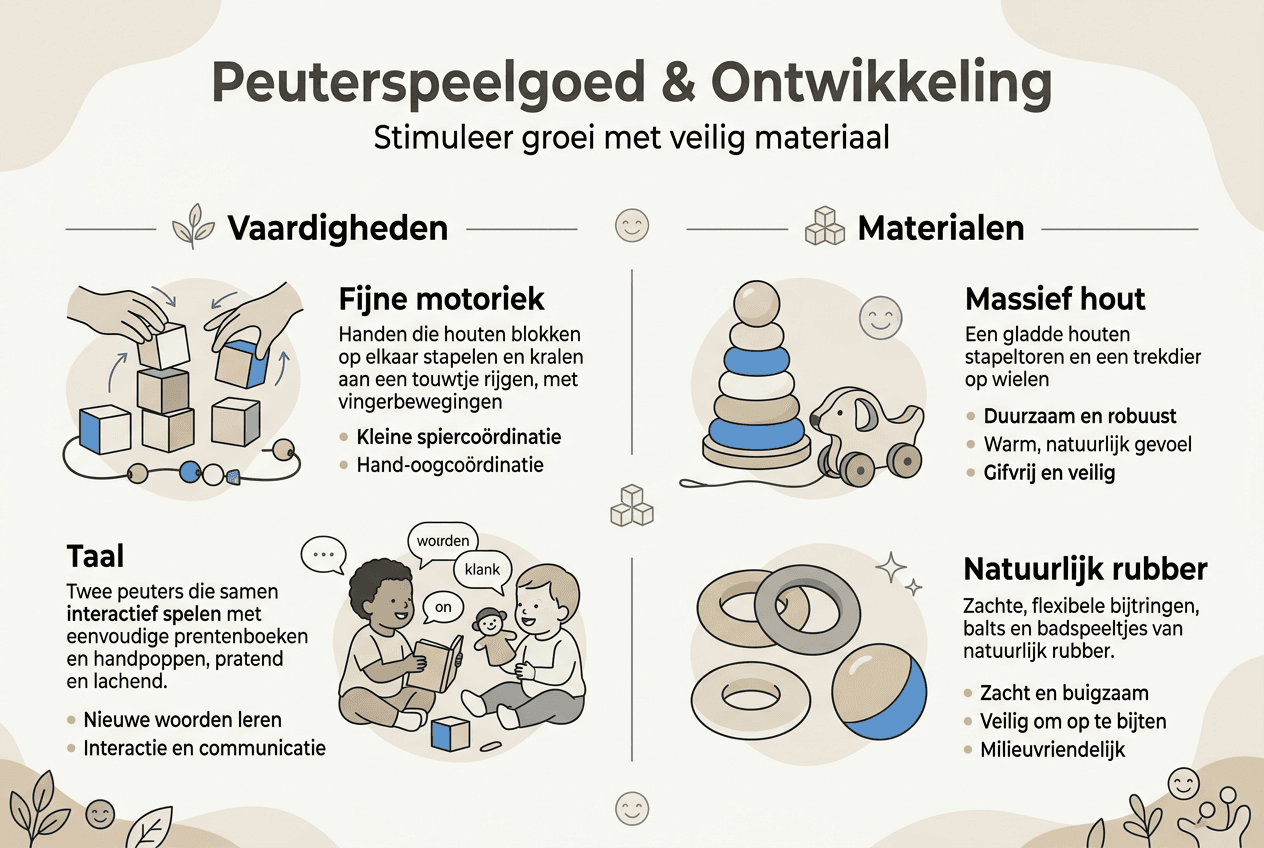 Infographic: Hoe peuterspeelgoed bijdraagt aan de ontwikkeling van je kind