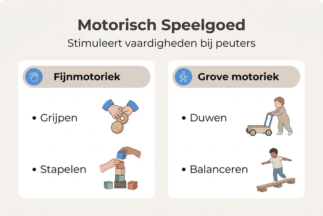 Infographic: motorisch speelgoed en de ontwikkeling van vaardigheden