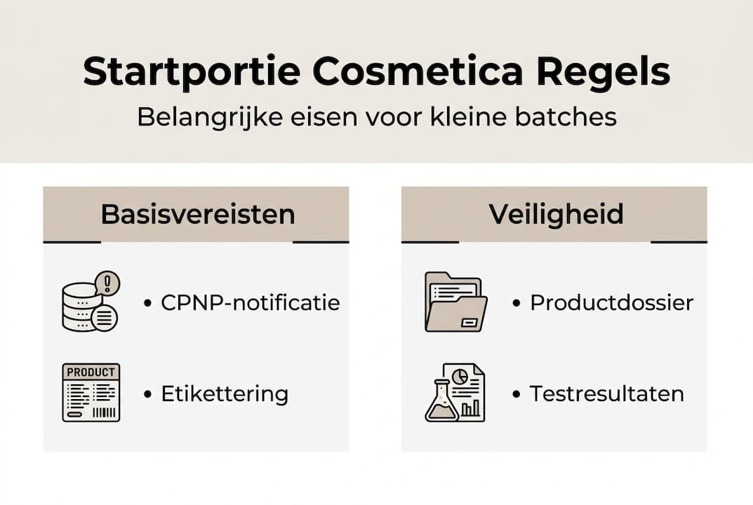 Infographic: spelregels voor het samenstellen van een cosmetica startpakket