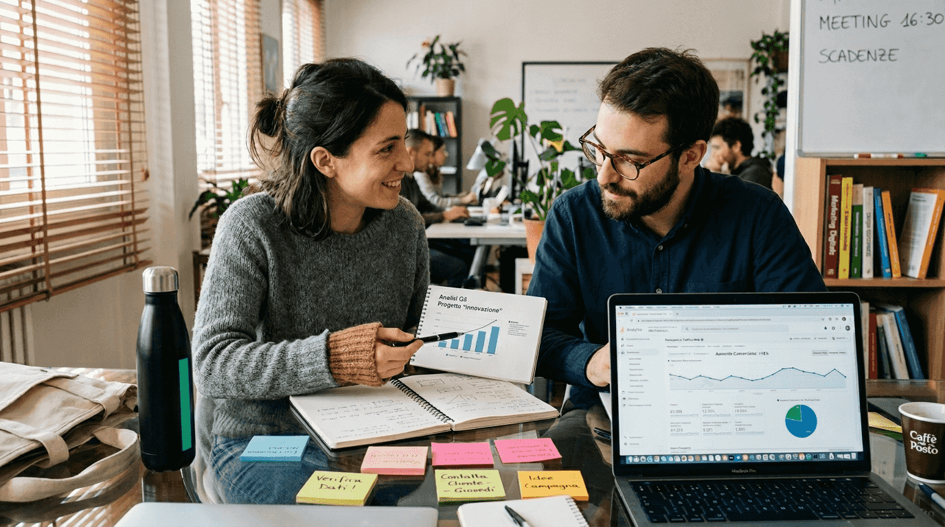 Un gruppo di colleghi si confronta sulle strategie per utilizzare i contenuti generati dall’intelligenza artificiale al fine di migliorare il posizionamento sui motori di ricerca.