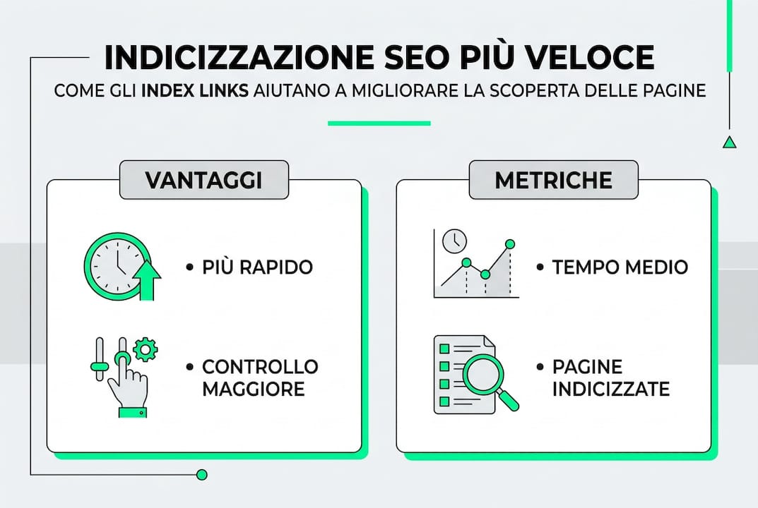 Infografica: come l’indicizzazione SEO beneficia dai link di index