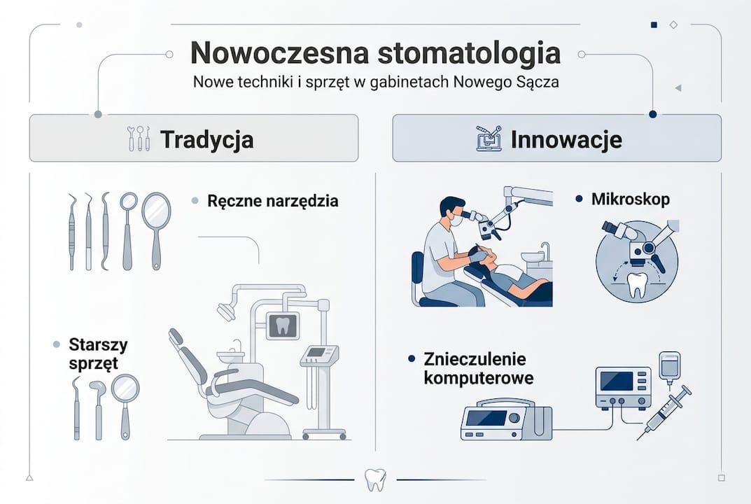 Infografika: Tradycja i nowoczesność w polskiej stomatologii