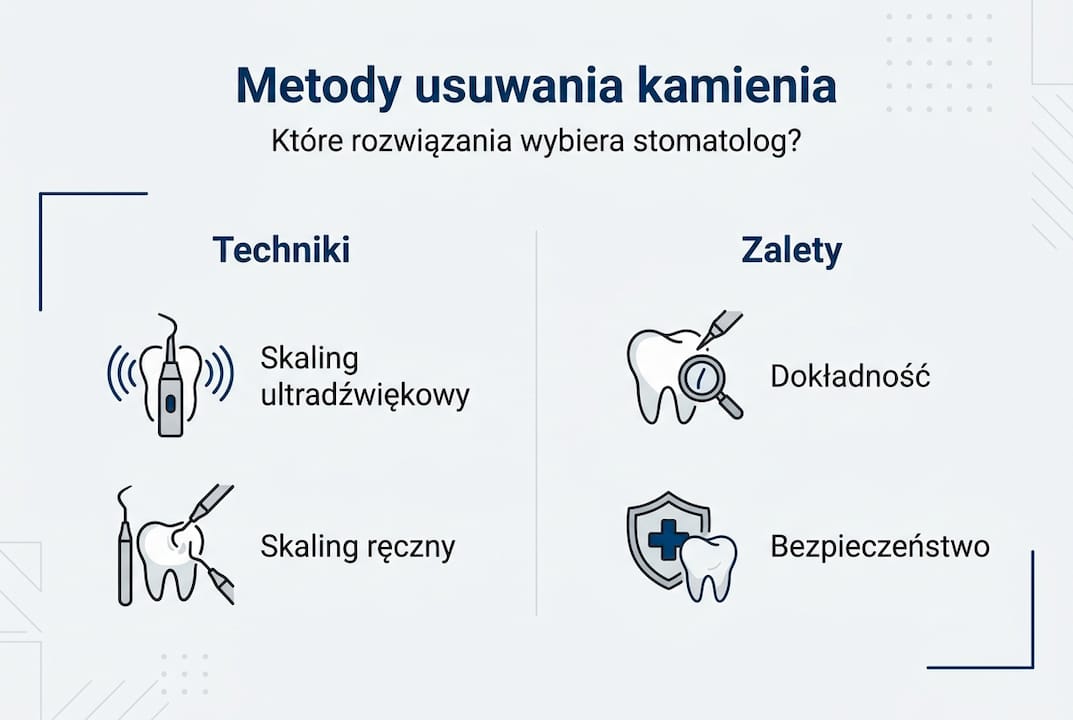 Przegląd metod usuwania kamienia – porównanie i zalety każdego rozwiązania w formie infografiki