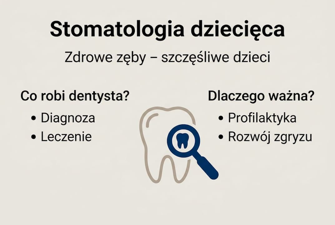 Infografika: najważniejsze zagadnienia stomatologii dziecięcej w pigułce