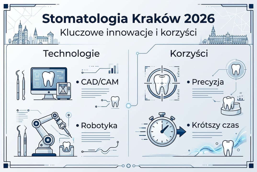 Nowoczesna stomatologia w Krakowie – najważniejsze zalety w pigułce