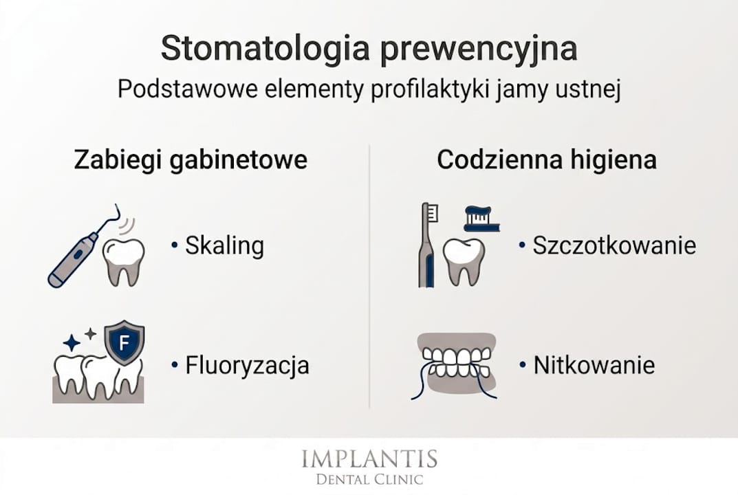 Infografika: kluczowe zasady dbania o zdrowie jamy ustnej