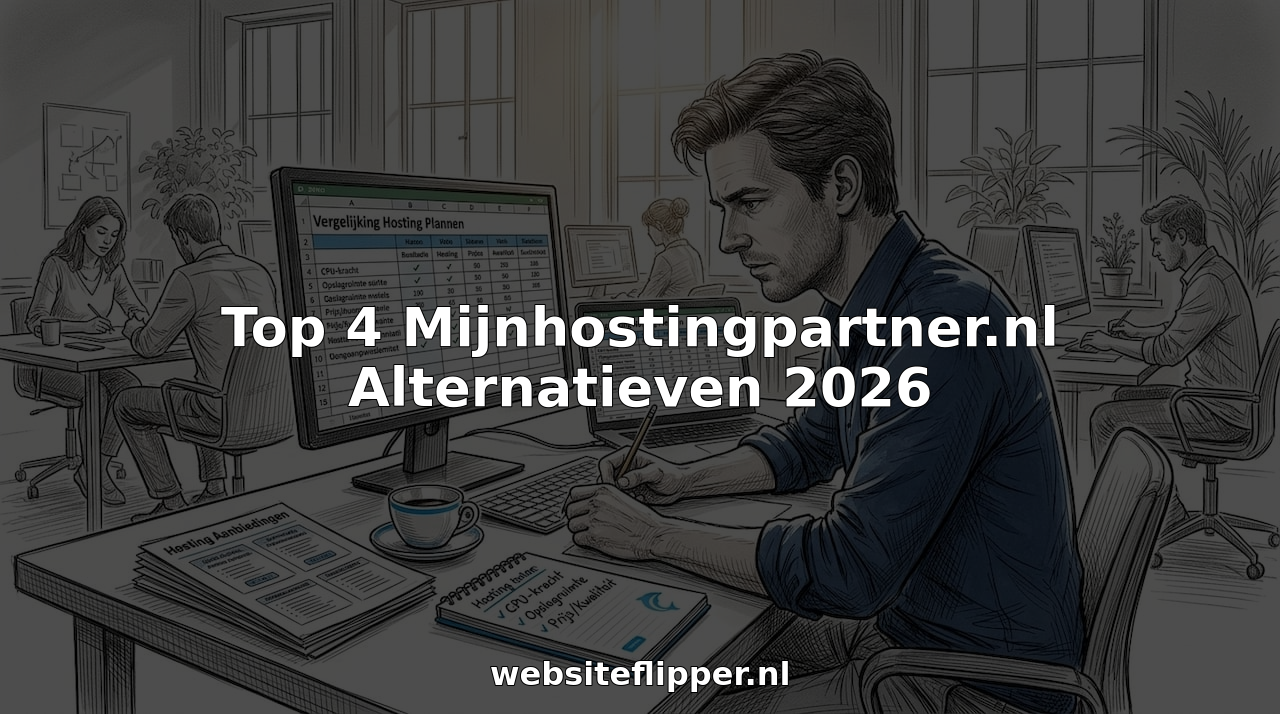 Top 4 Mijnhostingpartner.nl Alternatieven 2026