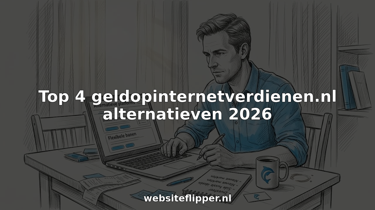 Top 4 geldopinternetverdienen.nl alternatieven 2026