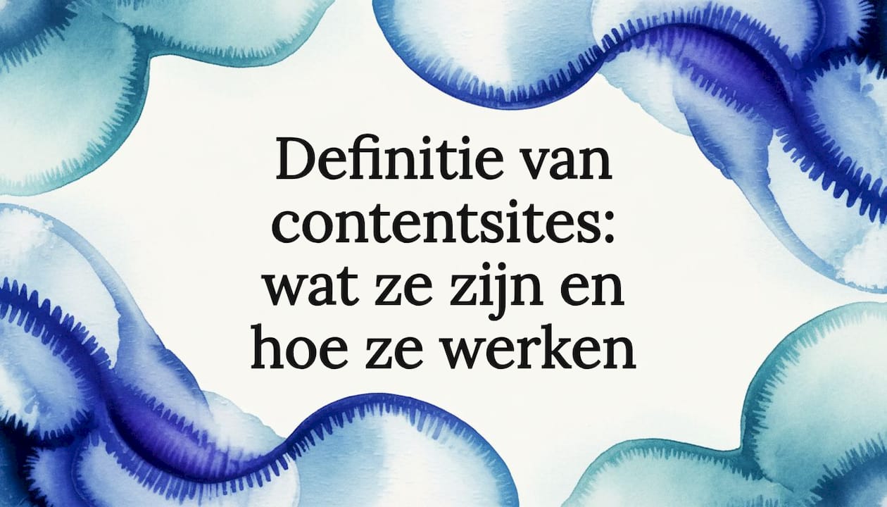 Definitie van contentsites: wat ze zijn en hoe ze werken