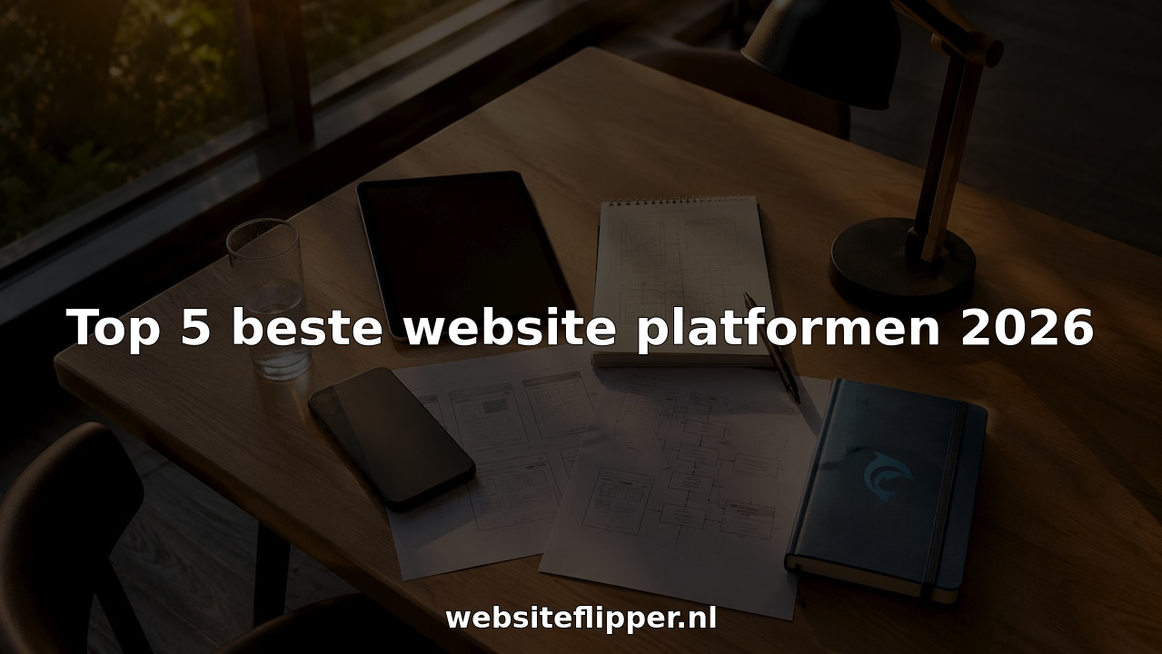 Top 5 beste website platformen 2026