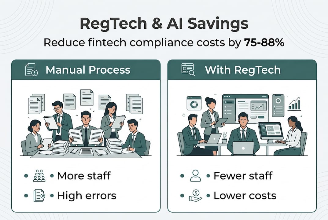 Infographic: RegTech and AI reduce compliance costs