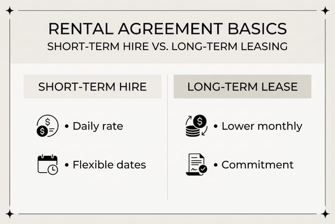 Infographic compares short- and long-term rental rules