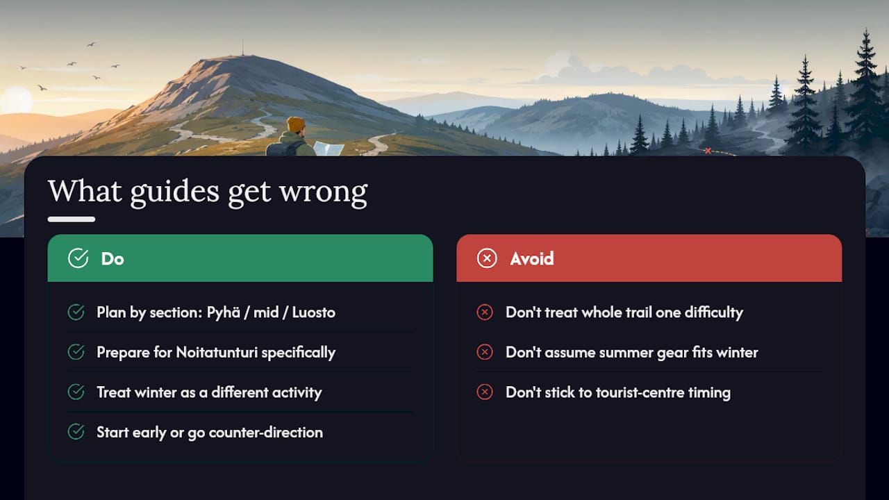 What Most Guides Get Wrong About Hiking Here — overview diagram