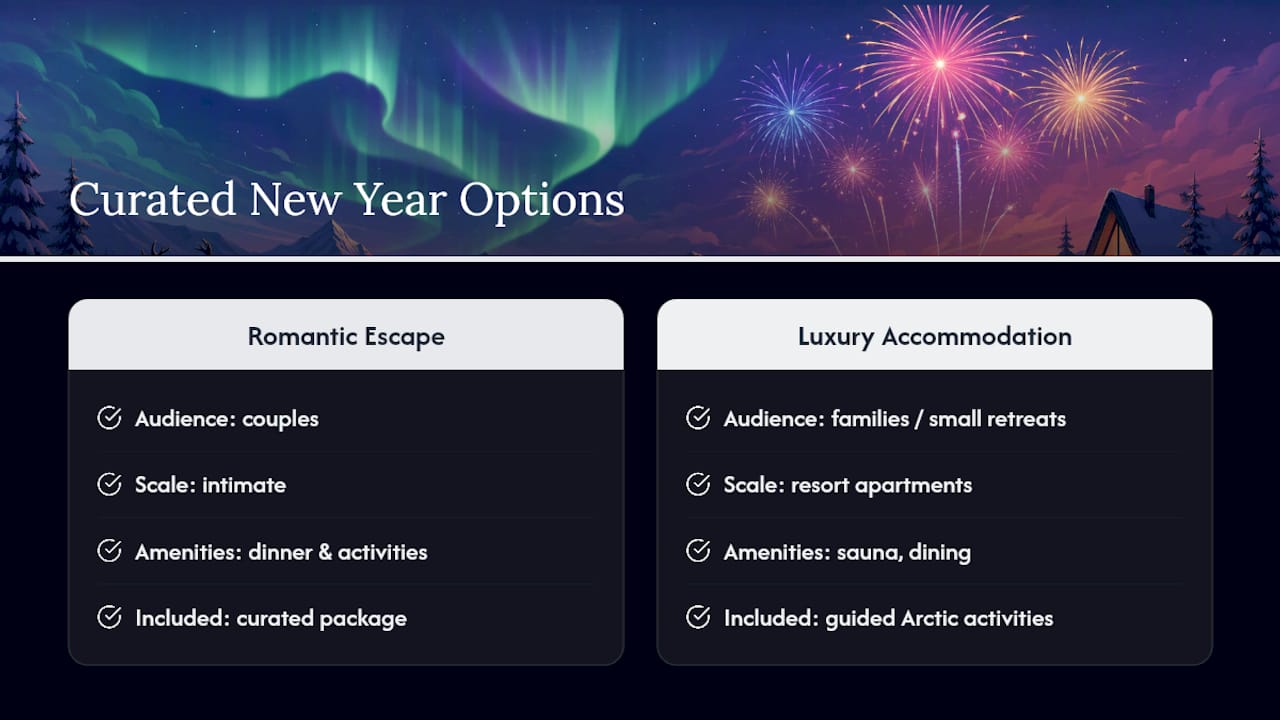 Book a Sustainable New Year Stay With Sundaymorning — overview diagram