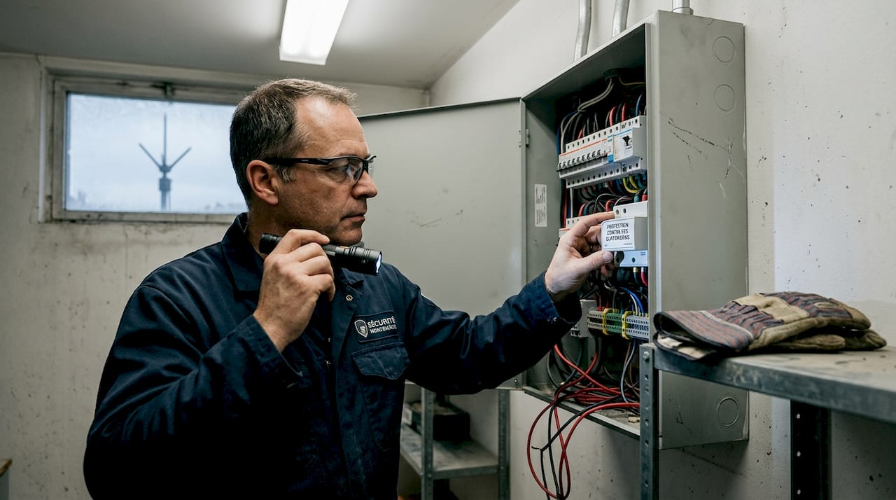 Vérification interne des dispositifs de protection contre la foudre