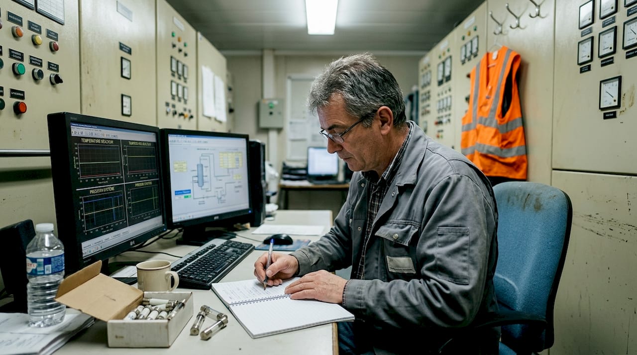 Surveillance par le responsable de la salle de contrôle pour garantir la sécurité en cas d’orage