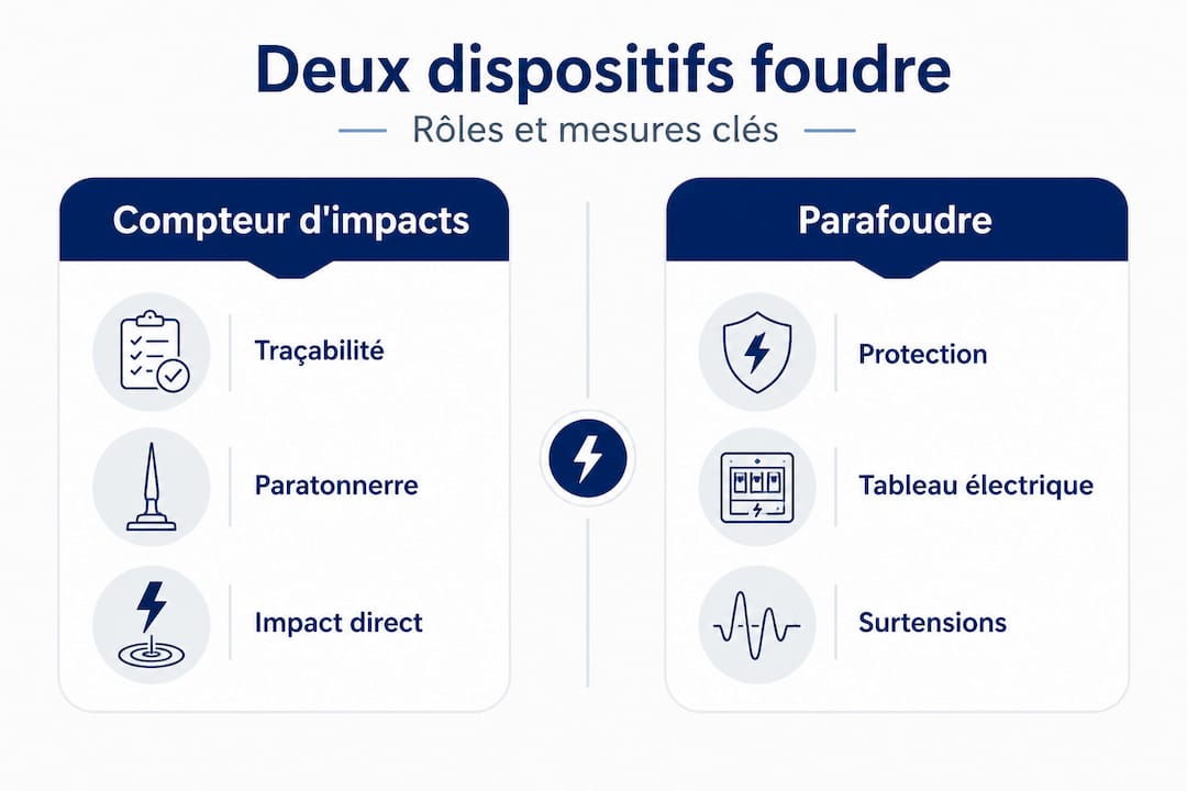 Infographie : tout comprendre sur les détecteurs de foudre et les dispositifs de protection contre la foudre