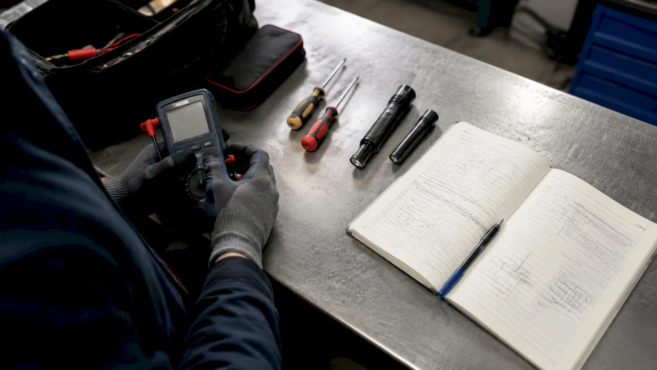 Kit d’outillage et guide pratique pour réaliser un audit des parafoudres sur banc d’essai
