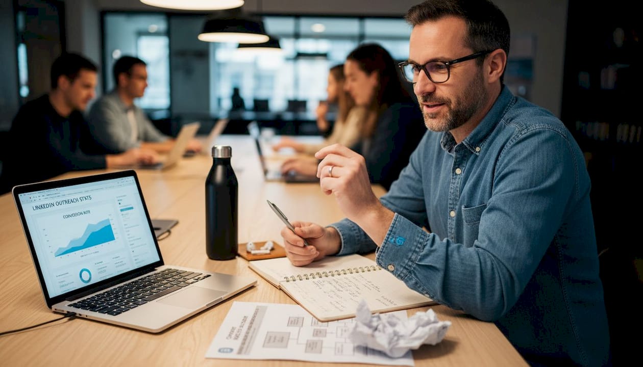 Professional reviews LinkedIn outreach results