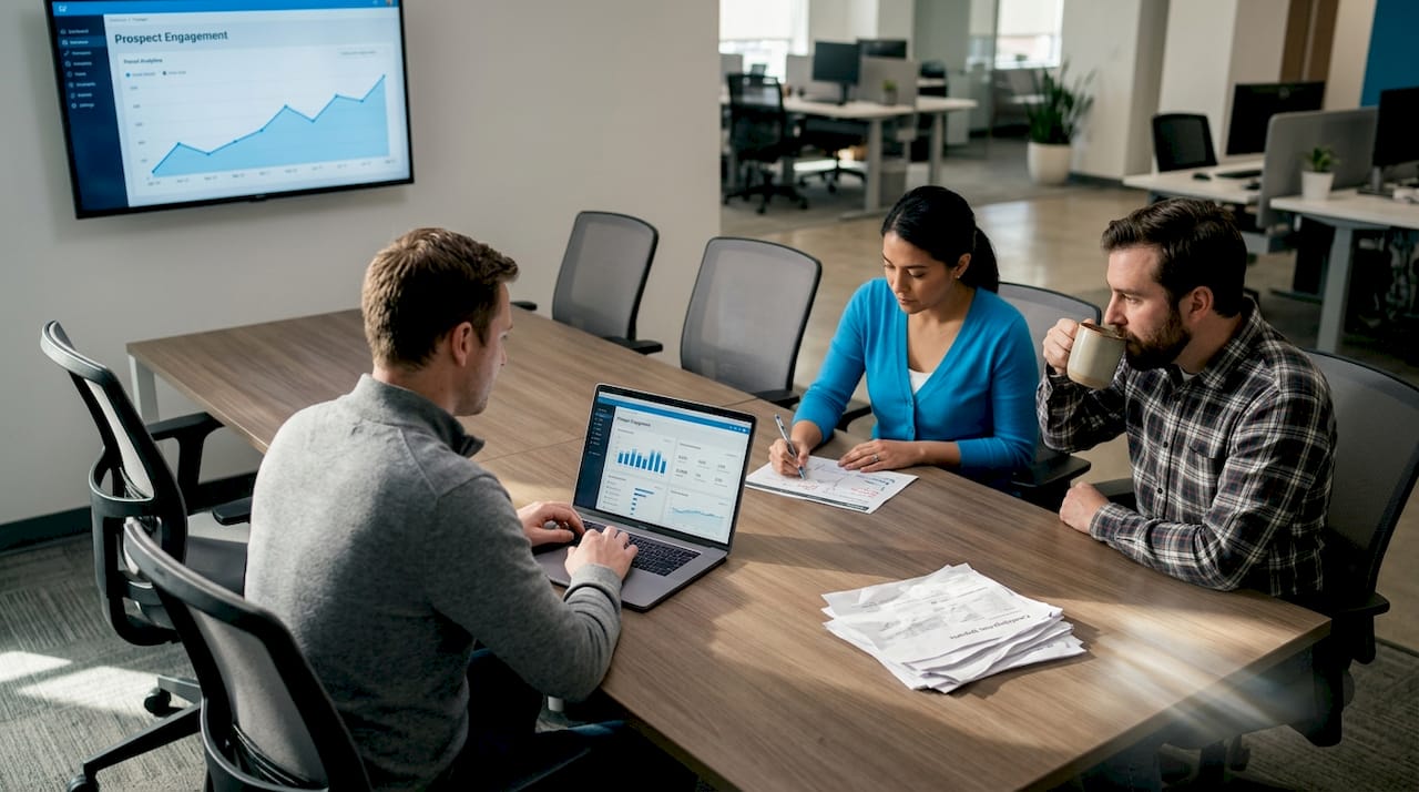Small team optimizing LinkedIn outreach flow