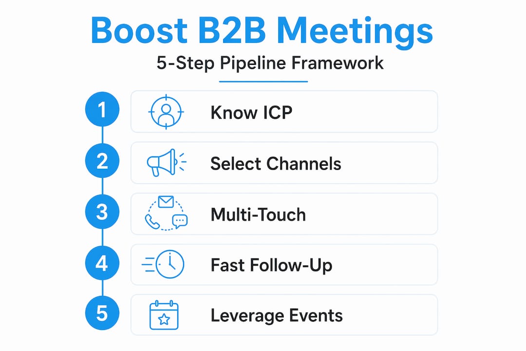 Five-step process for boosting B2B meetings