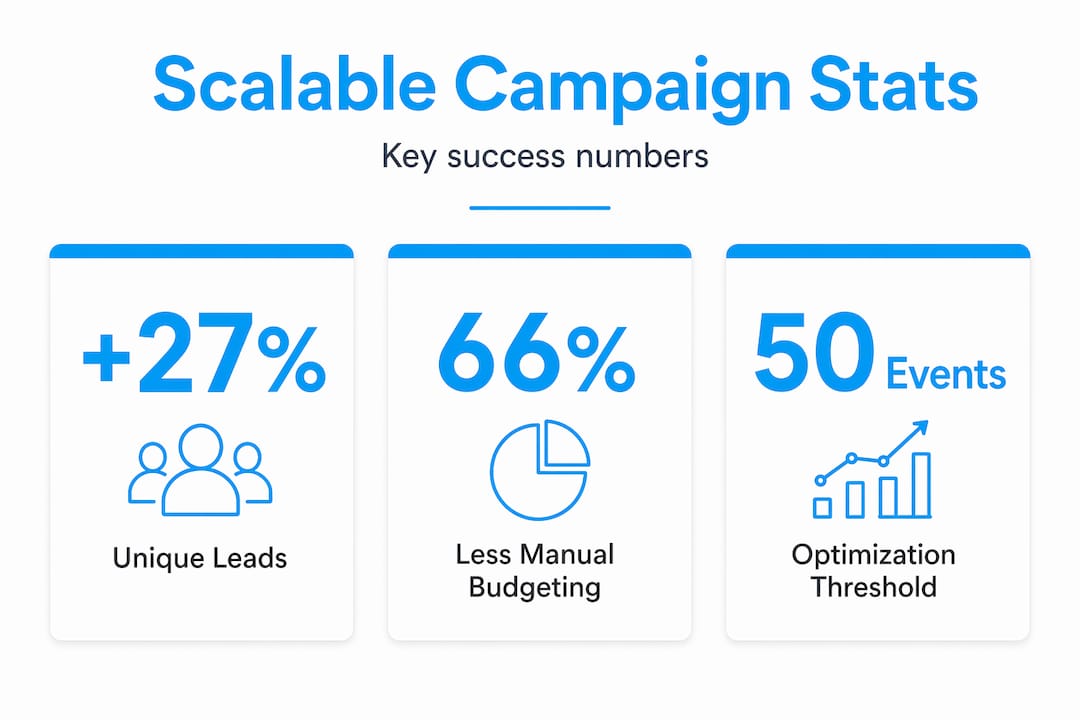 Stats on scalable campaign performance improvements