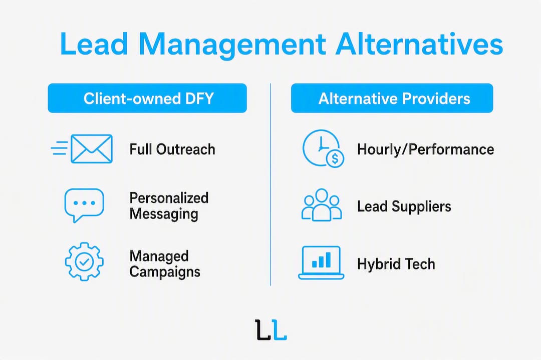 Infographic comparing Lead Lab and alternative service types