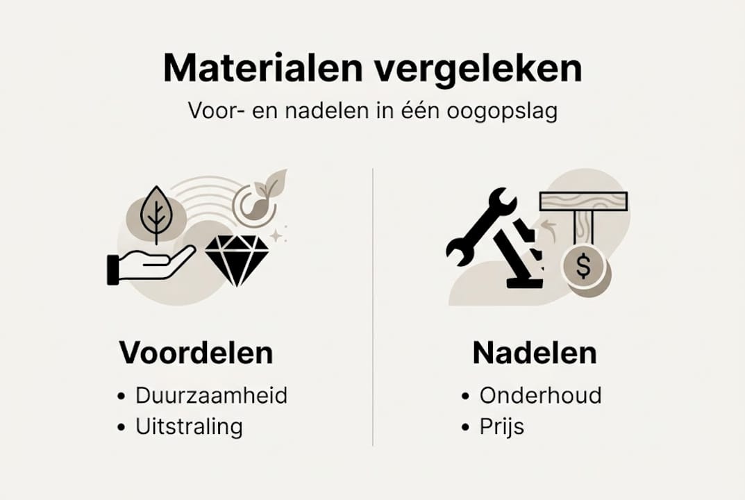 Infographic: materialen voor constructies op maat