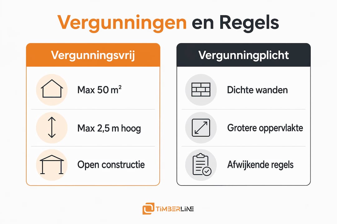 Overzicht: vergunningen en regels voor het bouwen van een buitenkamer
