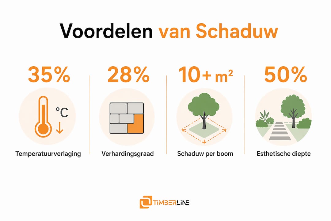 Infographic: De voordelen van schaduw in je tuinontwerp