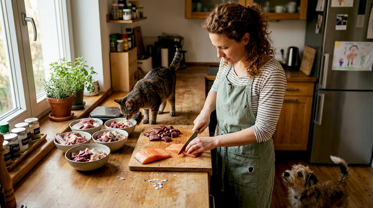 Frische, nährstoffreiche Mahlzeiten für unsere Haustiere selbst zuzubereiten, ist der beste Weg, um ihnen eine ausgewogene und vitaminreiche Ernährung zu bieten.