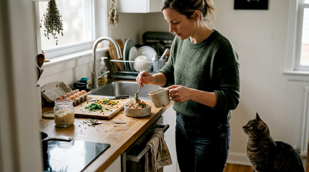 Katzenfutter selbst gemacht – mit frischen, natürlichen Zutaten