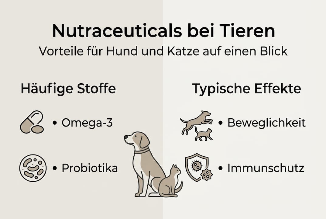 Übersicht: Nutraceuticals für Hunde und Katzen – was sie können und wie sie eingesetzt werden