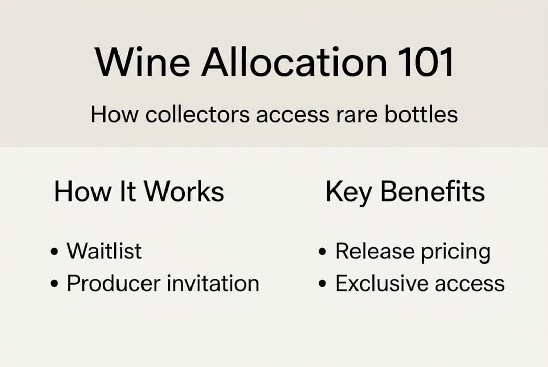 Infographic explains how wine allocation works