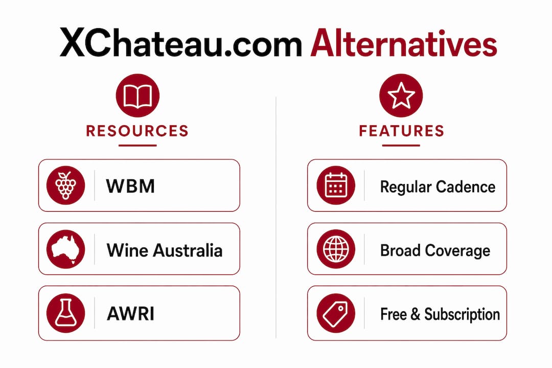 Infographic comparing xchateau.com alternatives and features