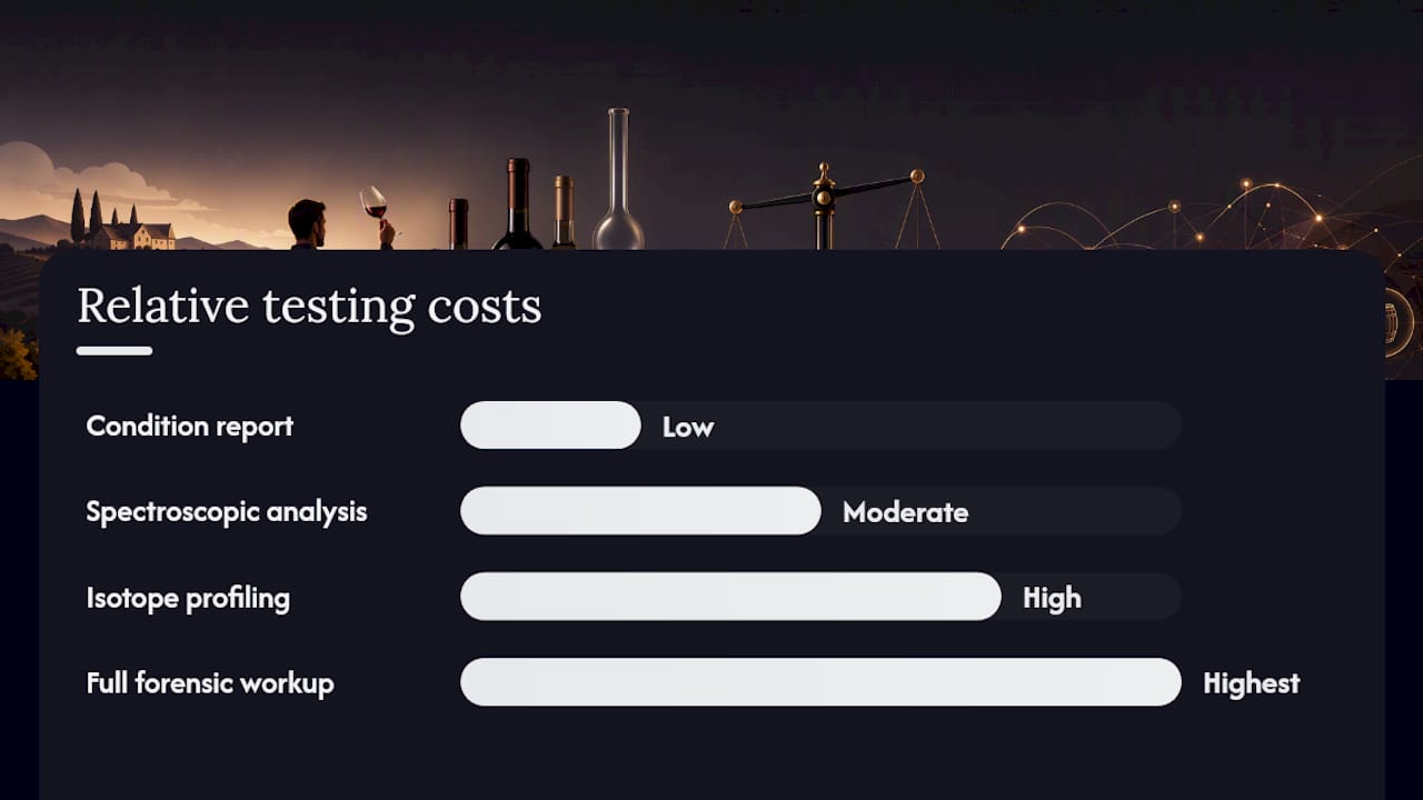 When should you pay for a specialist or lab test? — overview diagram