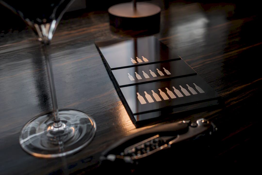 Tiered wine pricing list concept