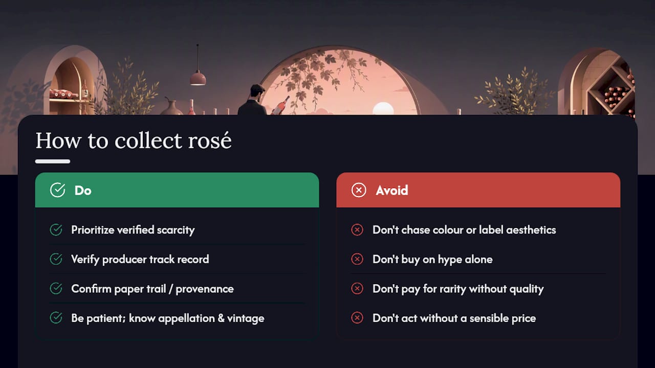 Collecting rosé in practice — overview diagram