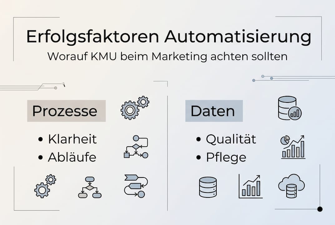 Infografik: Die wichtigsten Erfolgsfaktoren im Marketing für kleine und mittelständische Unternehmen