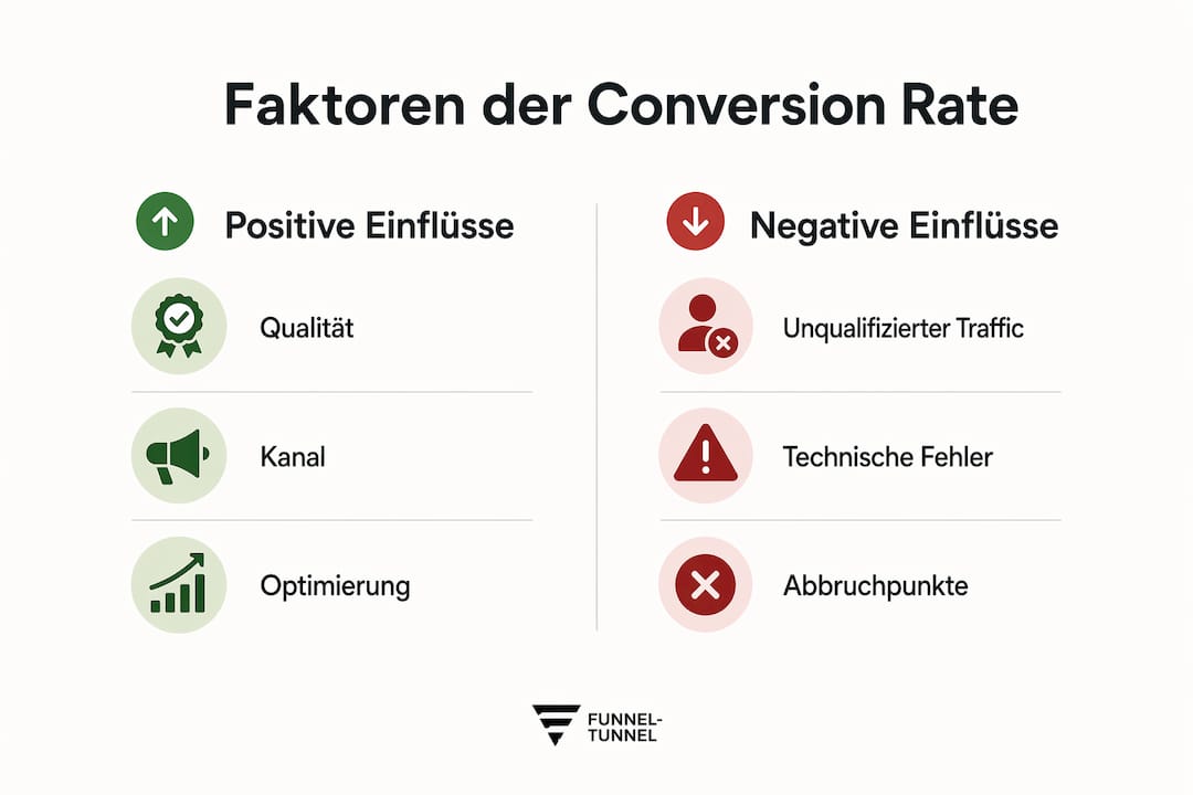 Übersicht: Welche Faktoren beeinflussen die Conversion-Rate?