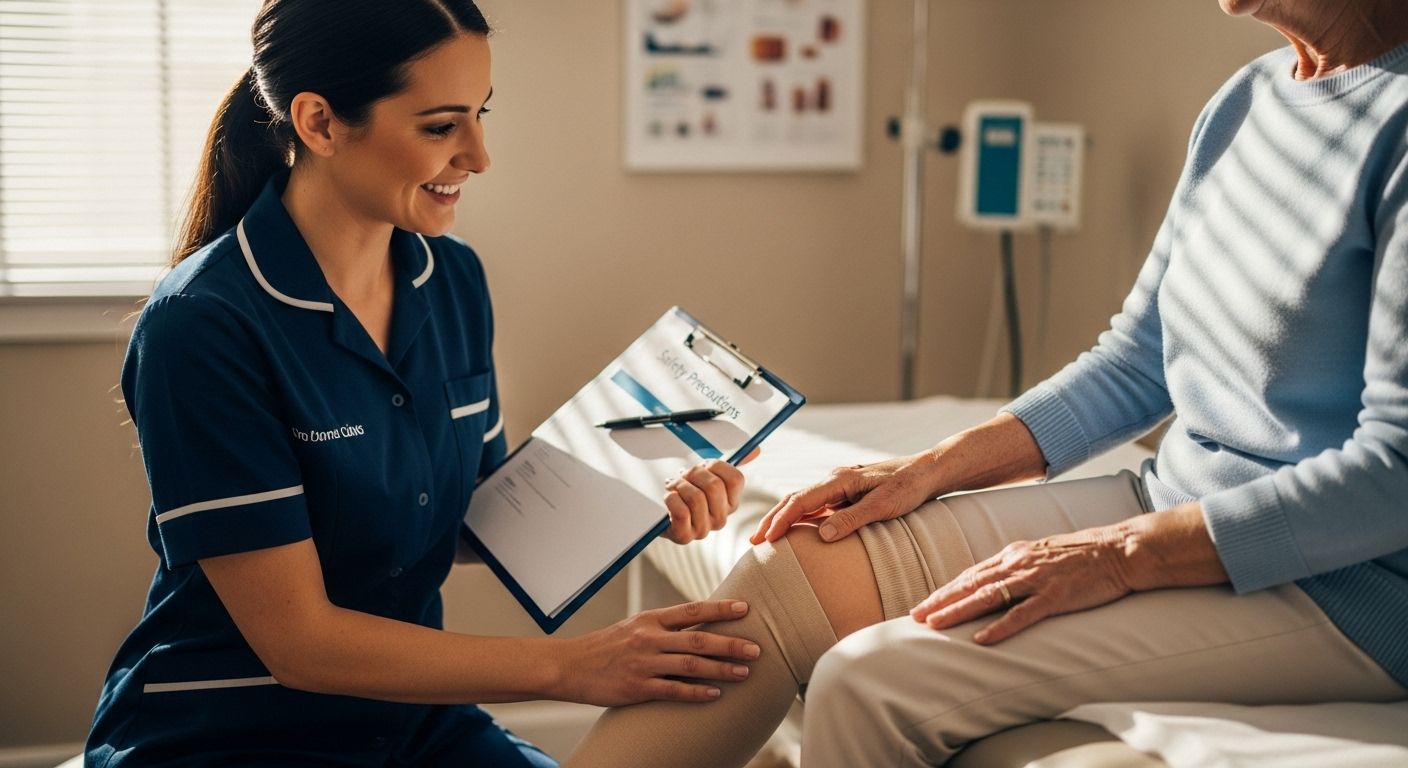 compression socks safety nurse patient