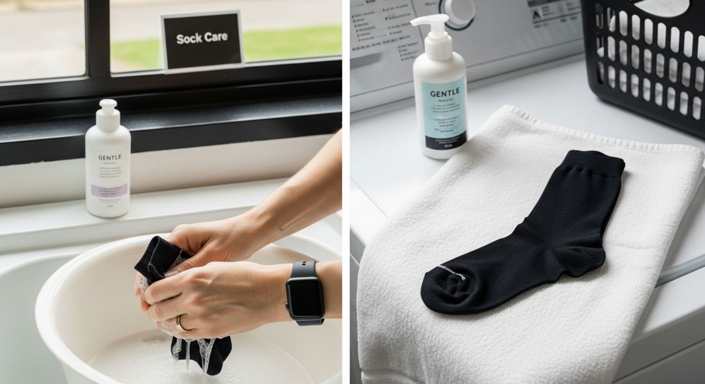 compression sock care