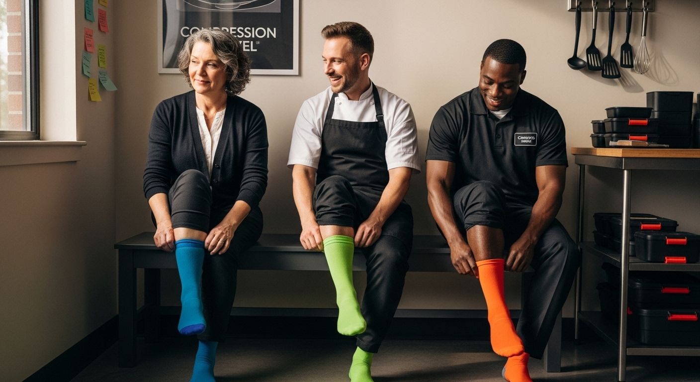 standing jobs compression socks