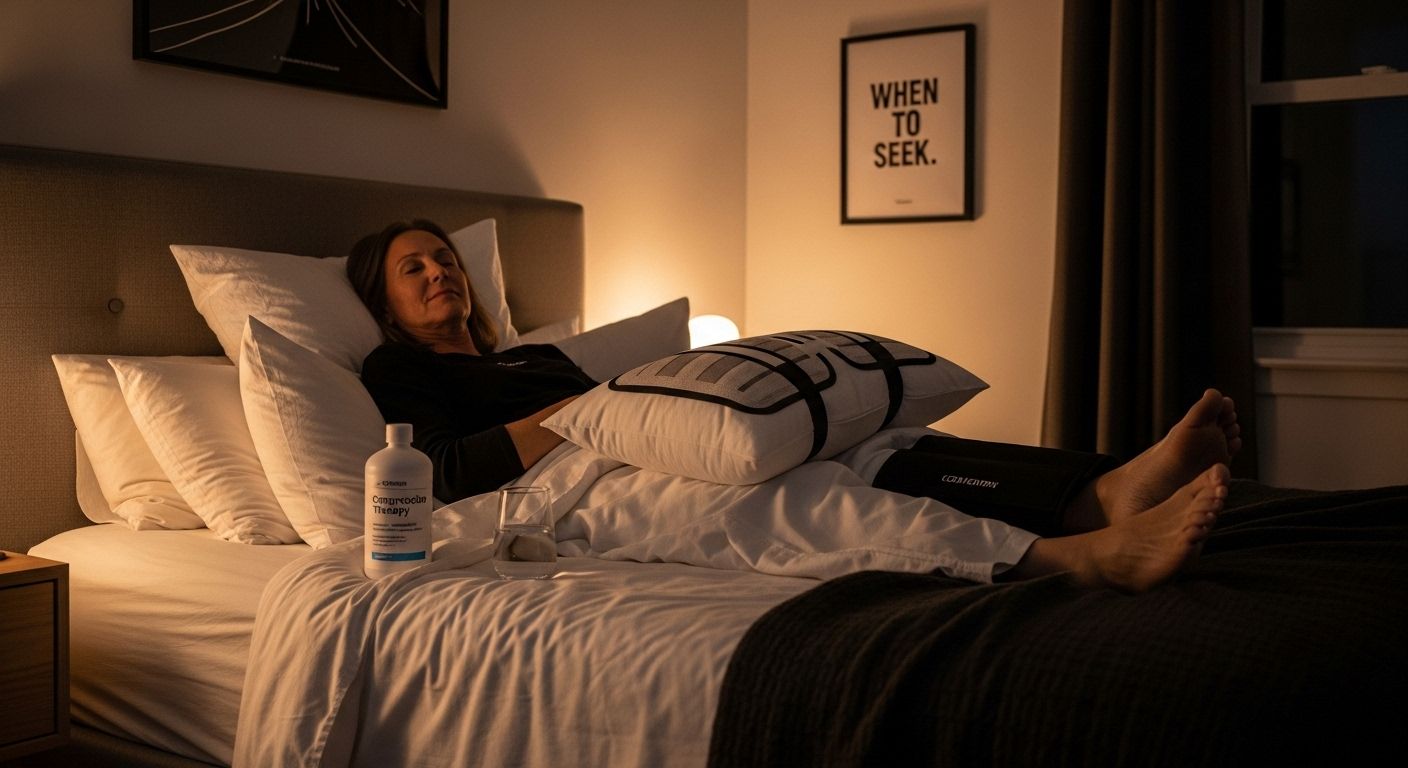 leg elevation nighttime routine