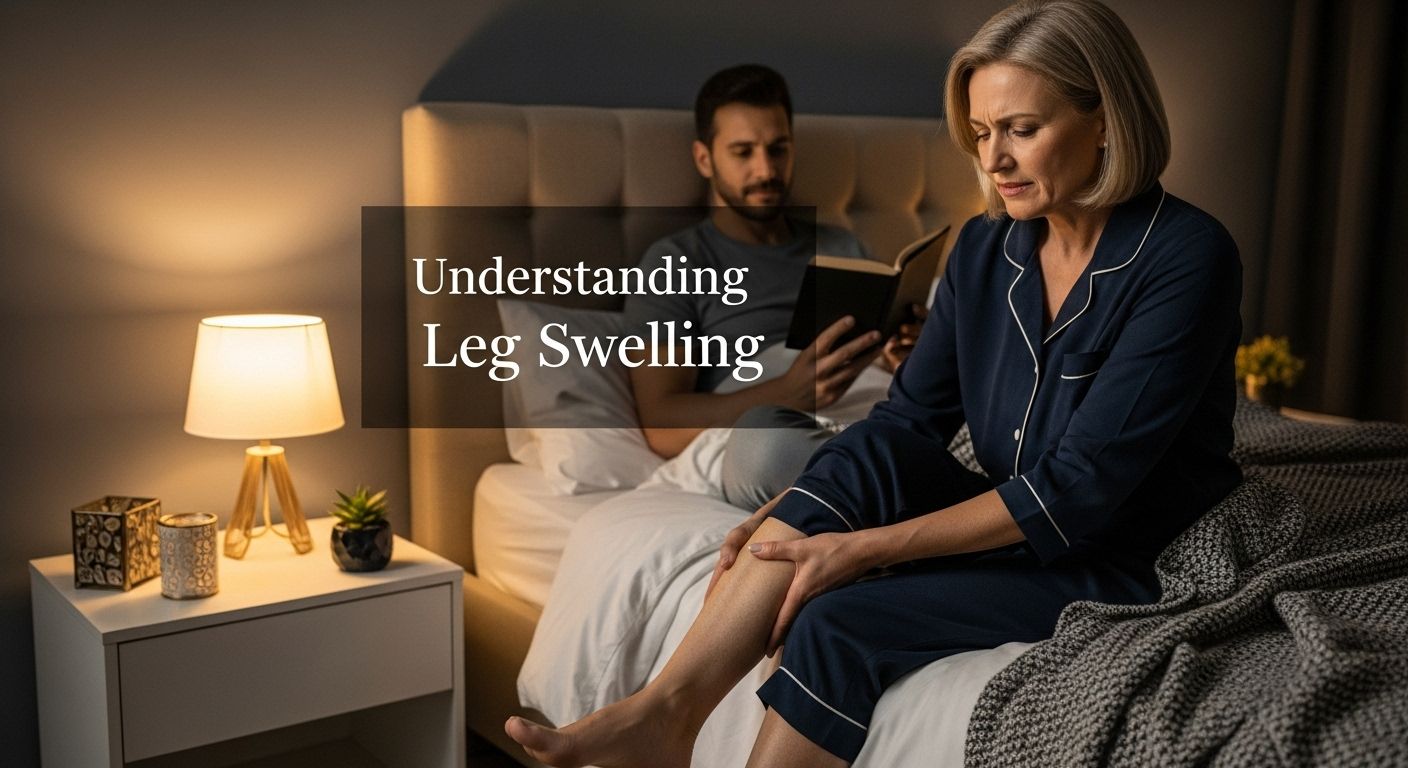 leg swelling at night bedroom