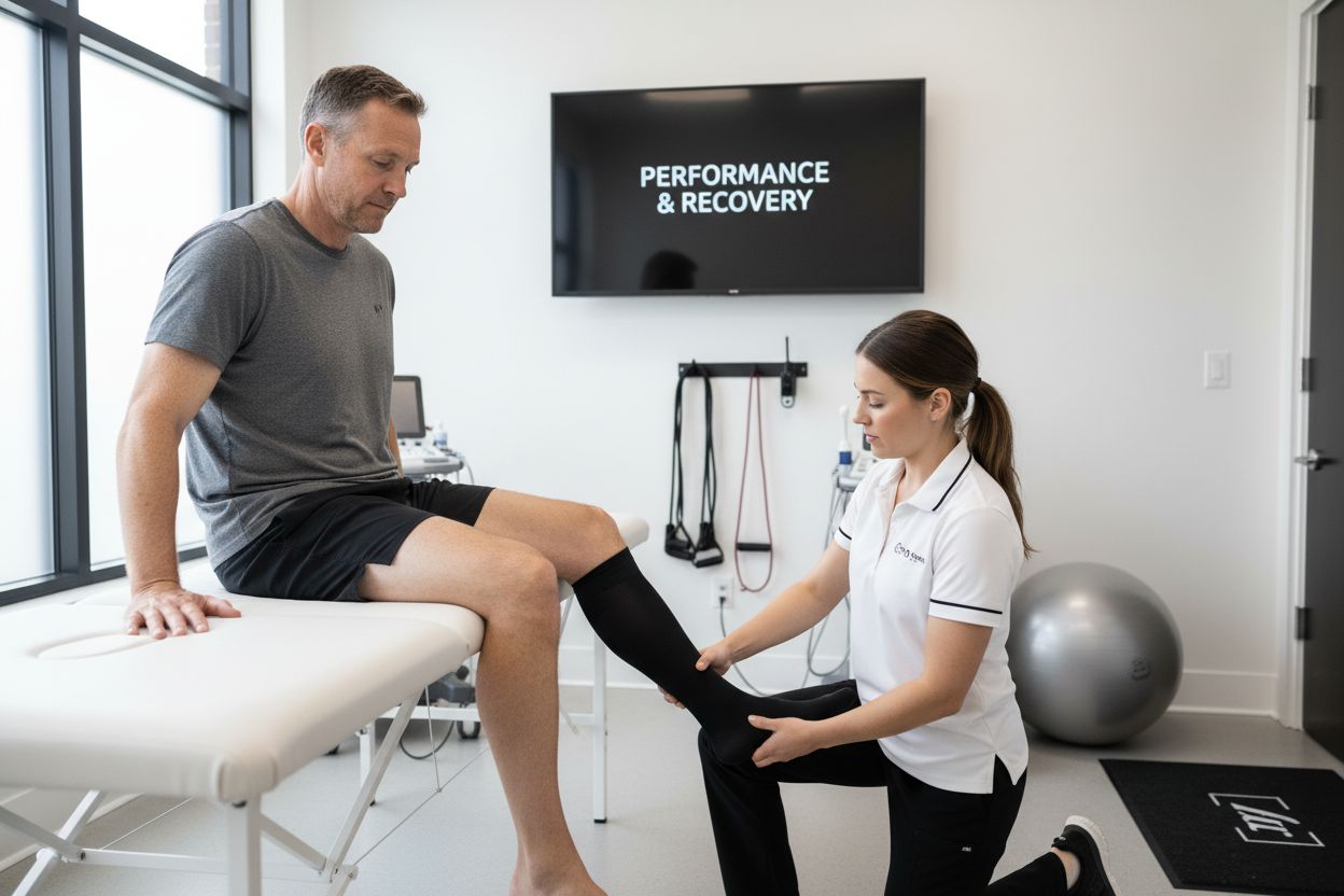 athlete compression therapy