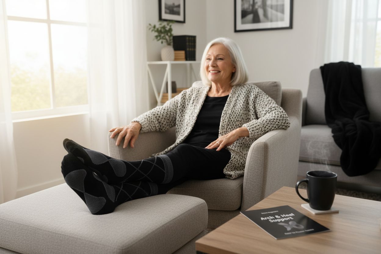 arch support compression socks