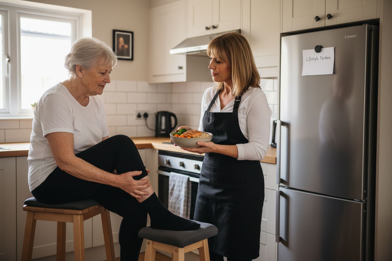 lifestyle swollen ankles